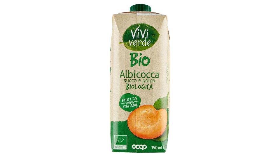 Albicocca Succo E Polpa Biologica 750 Ml