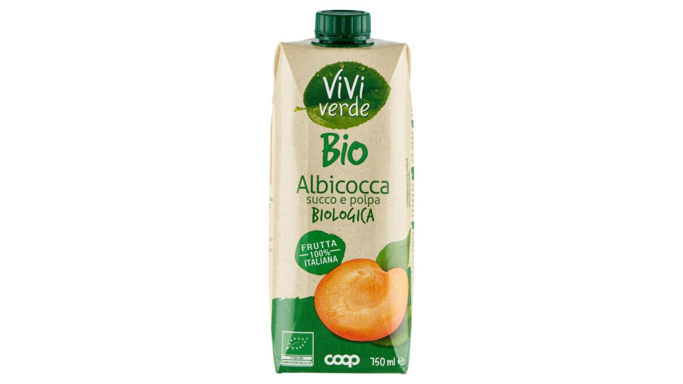 Albicocca Succo E Polpa Biologica 750 Ml