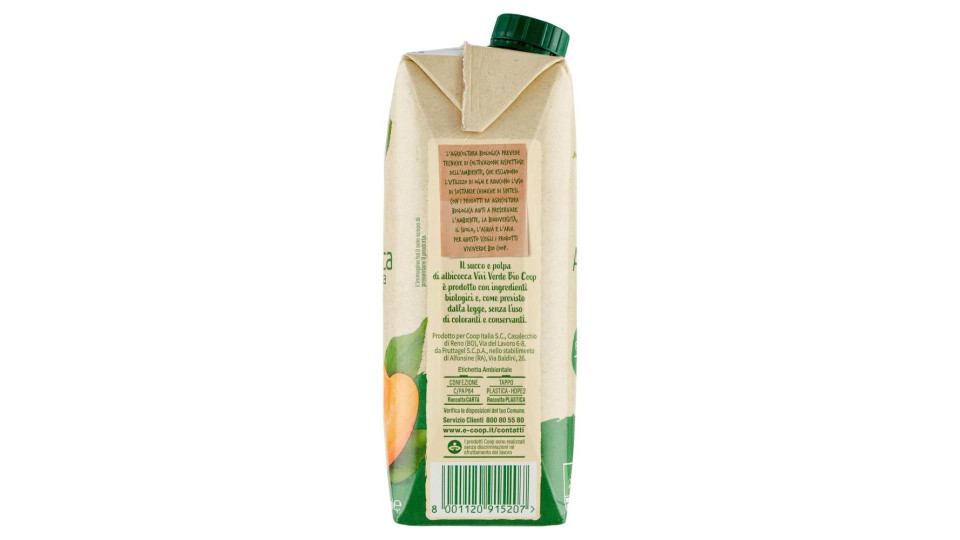 Albicocca Succo E Polpa Biologica 750 Ml