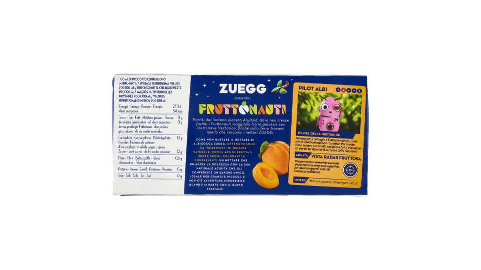 Zuegg Nettare Di Albicocca 3 X 200 Ml