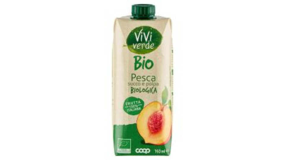Pesca Succo E Polpa Biologica 750 Ml