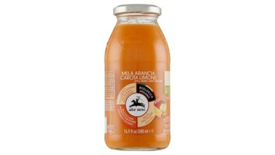Alce Nero Mela Arancia Carota Limone 500 Ml