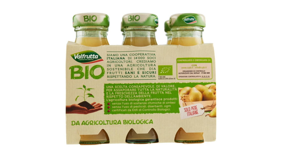 Valfrutta Bio Pera 6 X 125 Ml