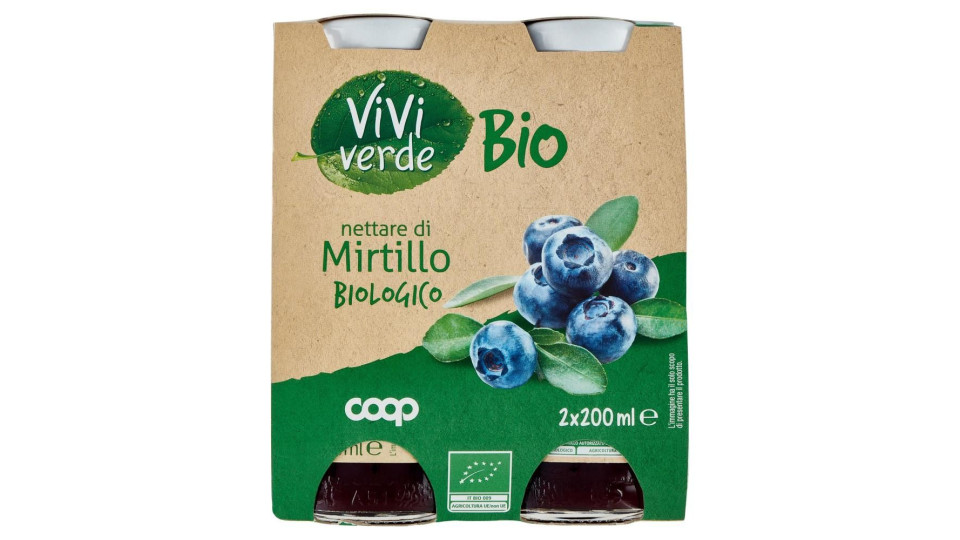 Nettare Di Mirtillo Biologico 2 X 200 Ml