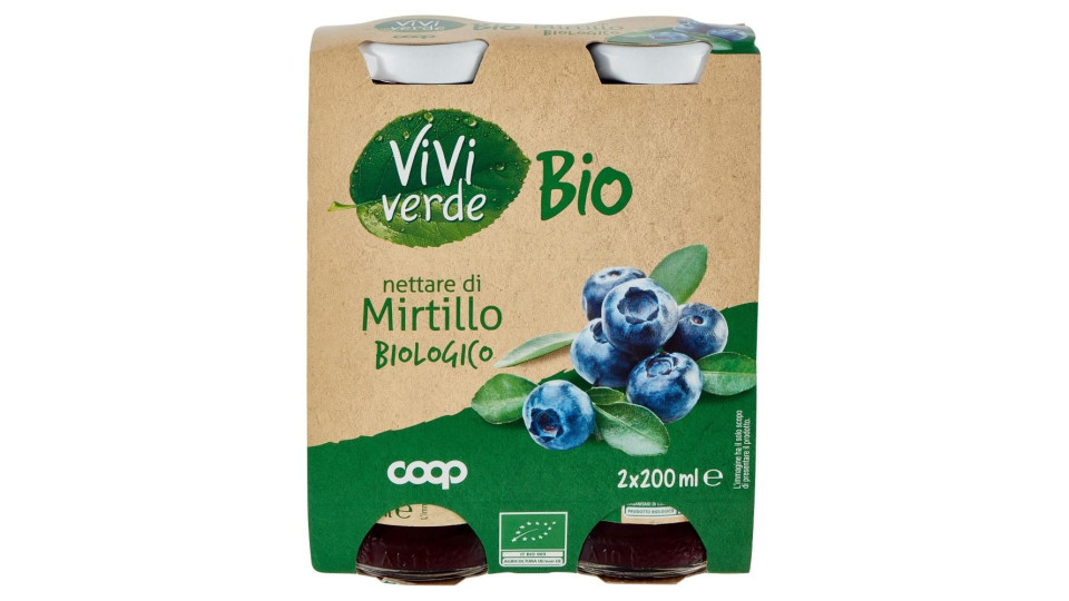 Nettare Di Mirtillo Biologico 2 X 200 Ml