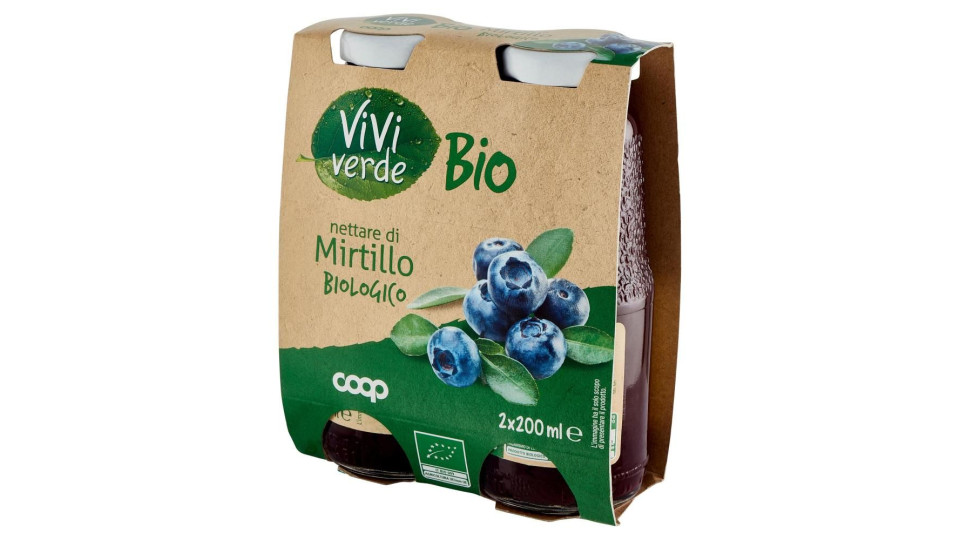 Nettare Di Mirtillo Biologico 2 X 200 Ml