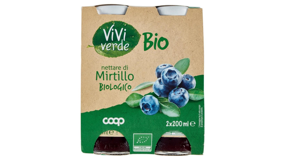 Nettare Di Mirtillo Biologico 2 X 200 Ml