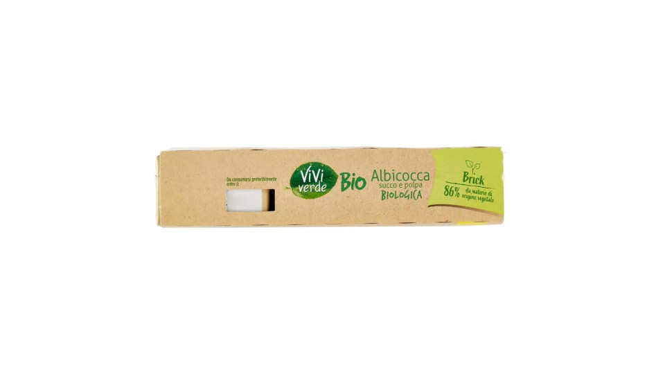 Albicocca Succo E Polpa Biologica 3 X 200 Ml