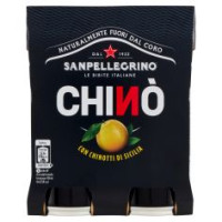 Bibite Sanpellegrino, Bevanda Gassata, Chinò, Lattina - 4x330ml