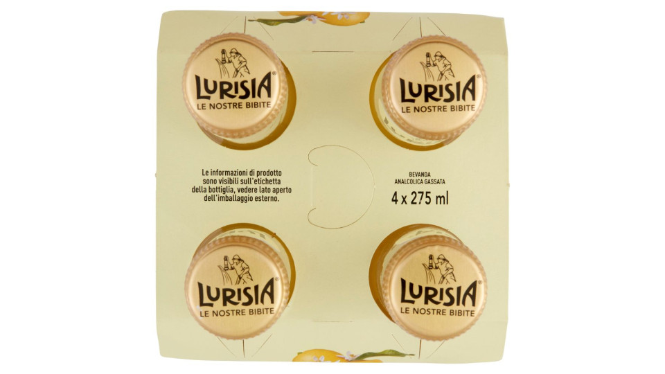 Lurisia La Nostra Limonata Confezione 4 X 275 Ml