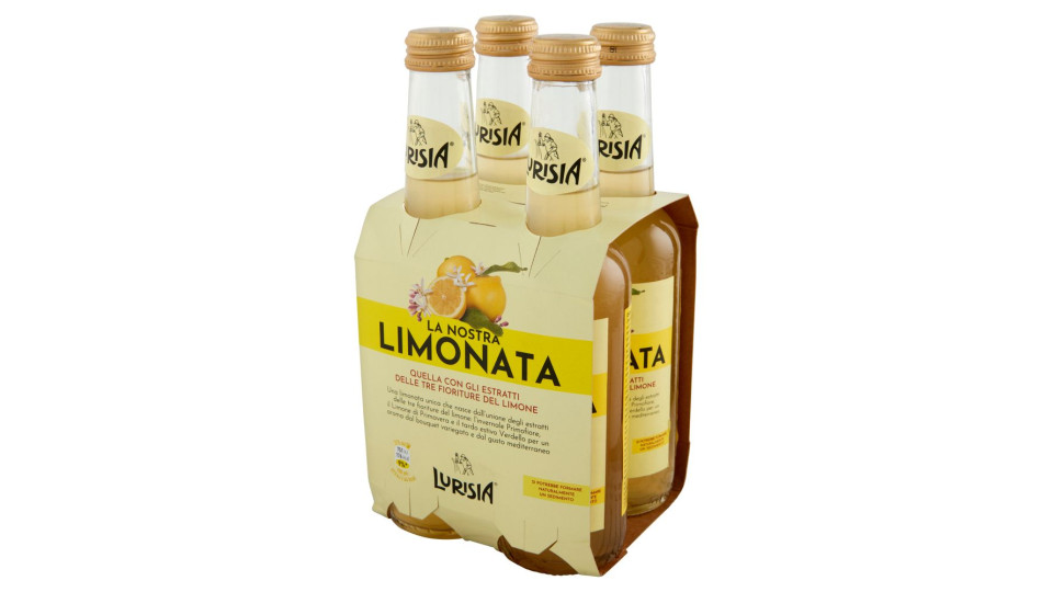 Lurisia La Nostra Limonata Confezione 4 X 275 Ml
