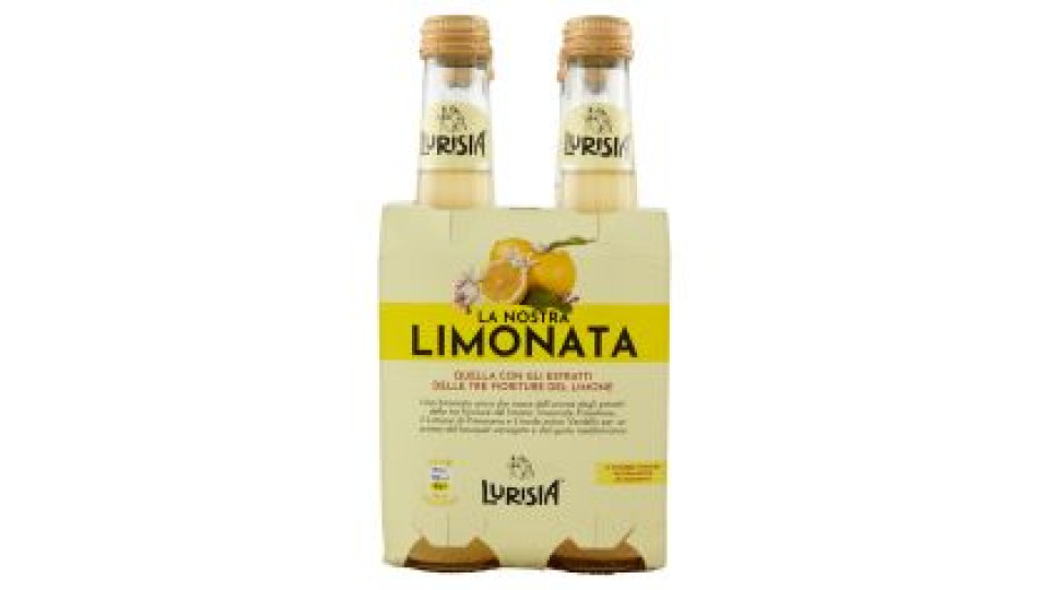 Lurisia La Nostra Limonata Confezione 4 X 275 Ml