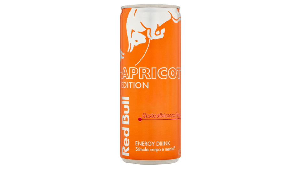 Red Bull Energy Drink, Gusto Albicocca Fragola, 250 Ml