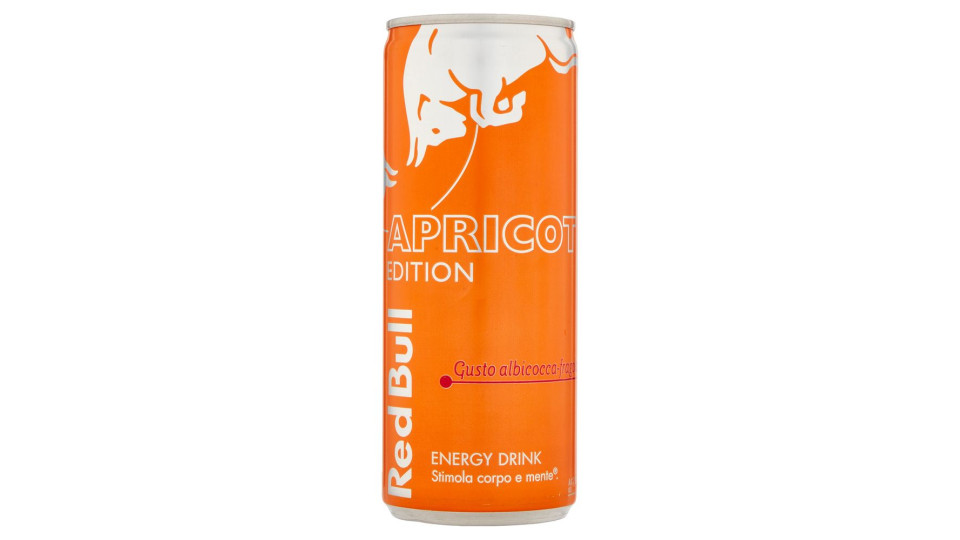 Red Bull Energy Drink, Gusto Albicocca Fragola, 250 Ml
