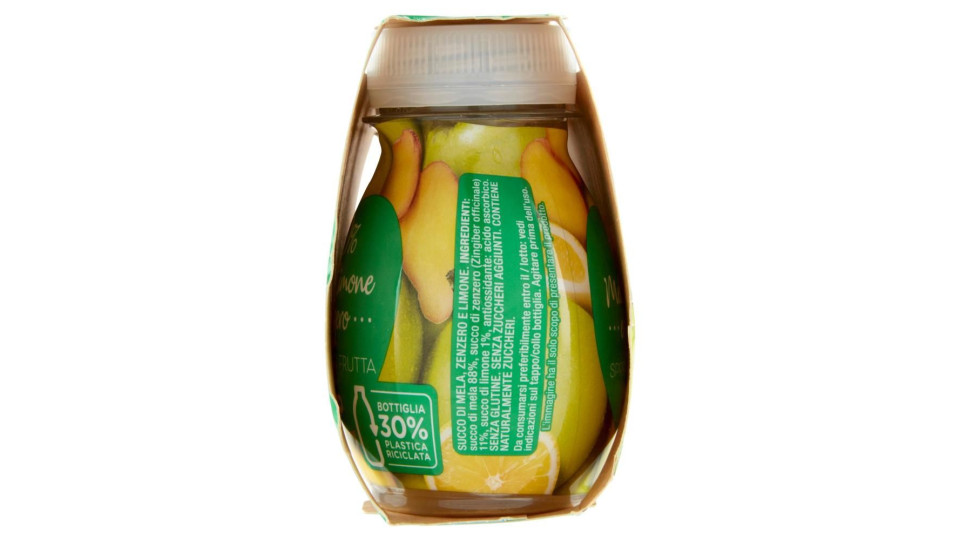 100% Mela, Limone E Zenzero Spremuta Di Frutta 3 X 125 Ml
