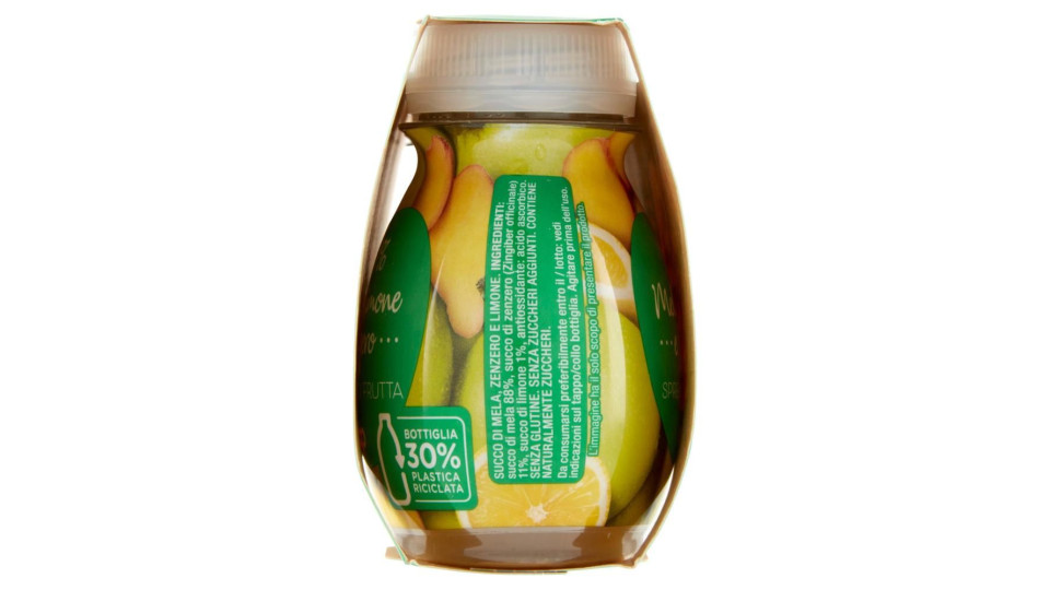 100% Mela, Limone E Zenzero Spremuta Di Frutta 3 X 125 Ml