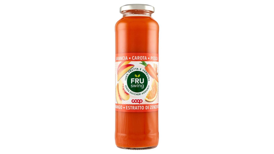 Fru Swing Arancia - Carota - Pesca - Mango - Estratto Di Zenzero 690 Ml