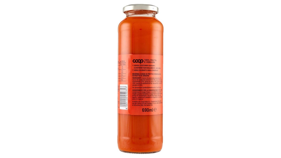 Fru Swing Arancia - Carota - Pesca - Mango - Estratto Di Zenzero 690 Ml