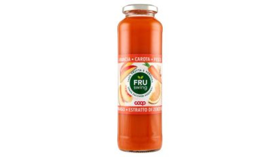 Fru Swing Arancia - Carota - Pesca - Mango - Estratto Di Zenzero 690 Ml