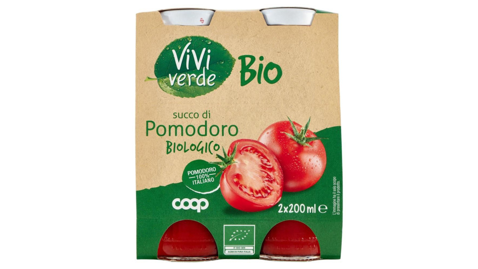 Succo Di Pomodoro Biologico 2 X 200 Ml