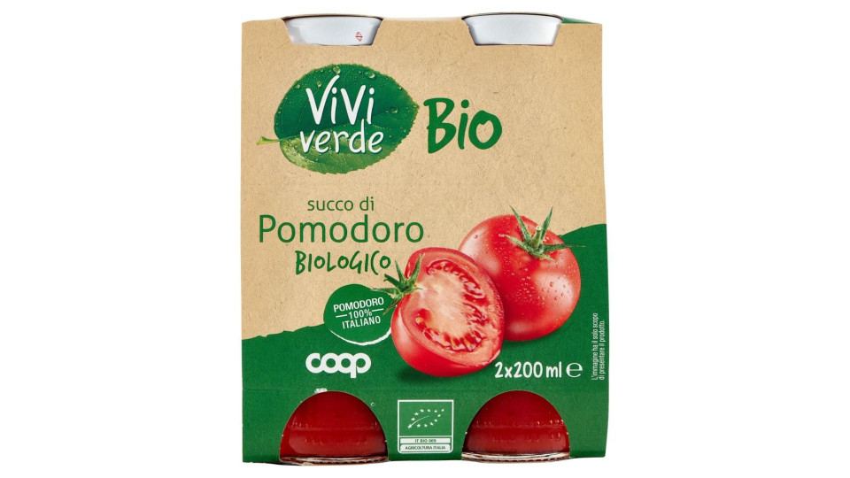 Succo Di Pomodoro Biologico 2 X 200 Ml