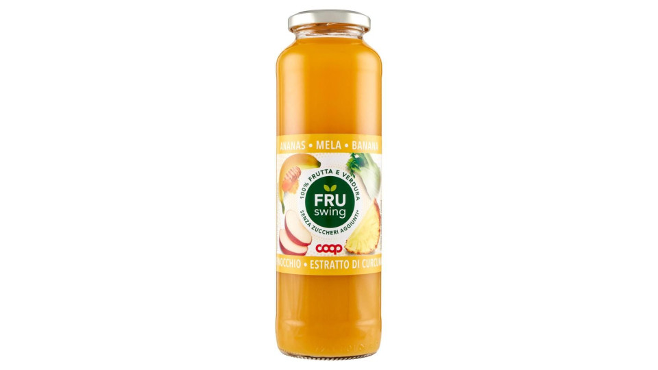 Fru Swing Ananas - Mela - Banana - Finocchio - Estratto Di Curcuma 690 Ml