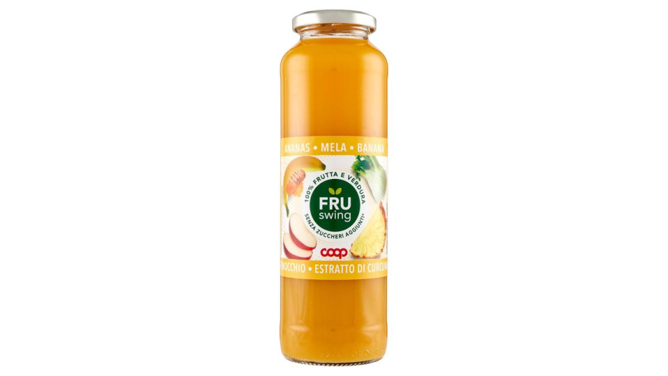 Fru Swing Ananas - Mela - Banana - Finocchio - Estratto Di Curcuma 690 Ml