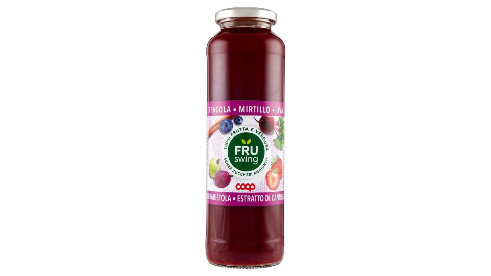 Fru Swing Fragola - Mirtillo - Uva - Barbabietola - Estratto Di Cannella 690 Ml