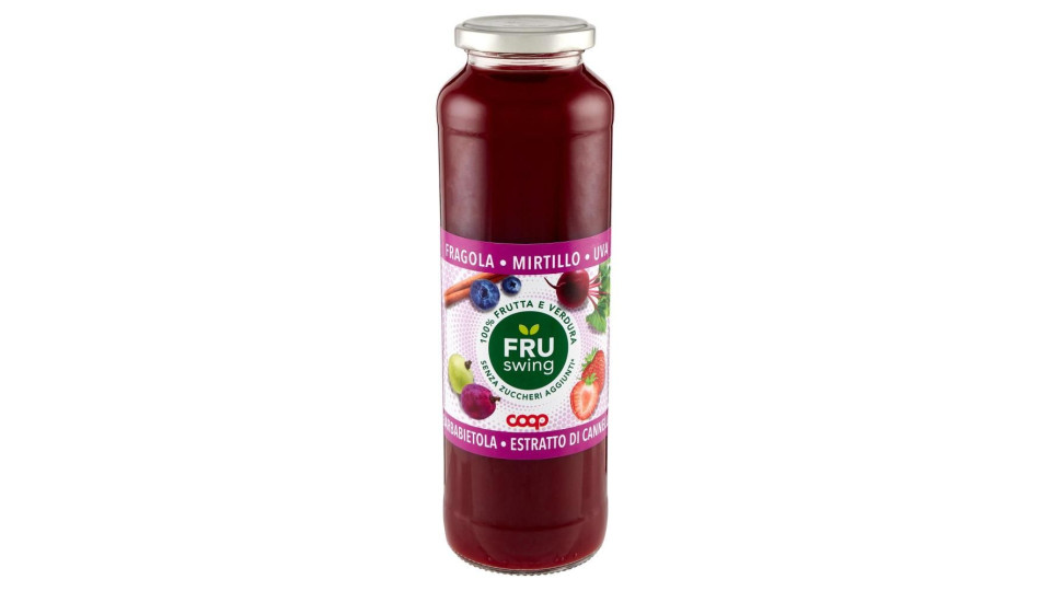 Fru Swing Fragola - Mirtillo - Uva - Barbabietola - Estratto Di Cannella 690 Ml