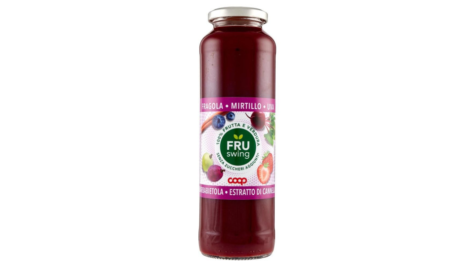 Fru Swing Fragola - Mirtillo - Uva - Barbabietola - Estratto Di Cannella 690 Ml