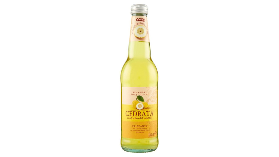 Bevanda Analcolica Cedrata Con Cedro Di Calabria Frizzante 35,5 Cl