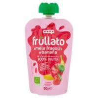 Frullato Mela Fragola E Banana Da Agricoltura Biologica 90 G