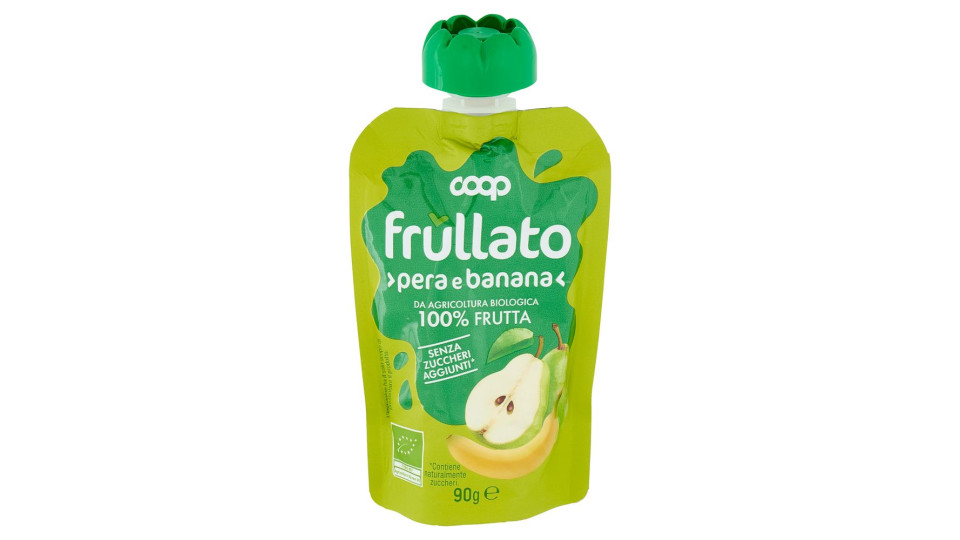 Frullato Pera E Banana Da Agricoltura Biologica 90 G
