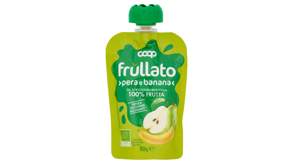 Frullato Pera E Banana Da Agricoltura Biologica 90 G