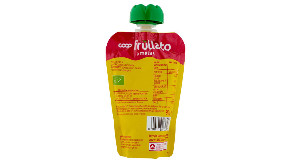 Frullato Mela Da Agricoltura Biologica 90 G