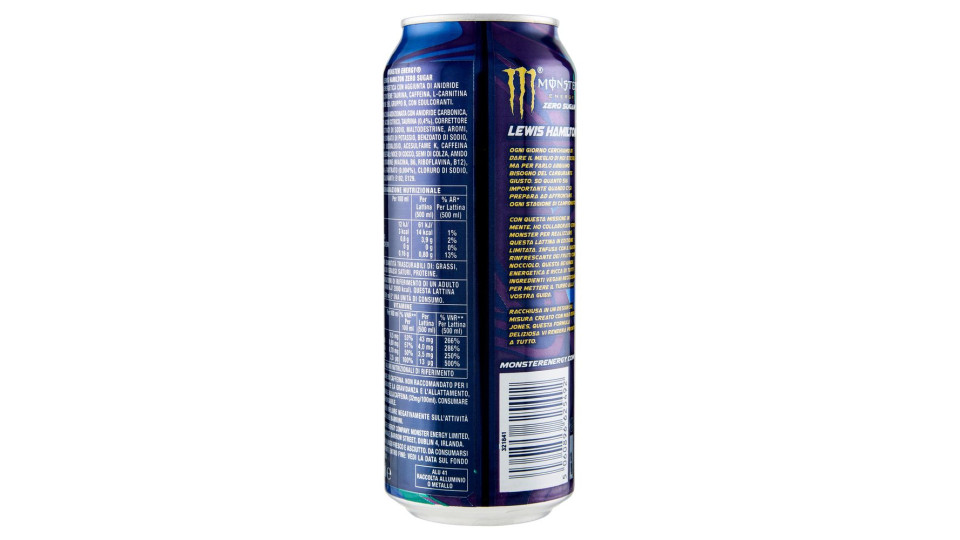 Monster Energy Lewis Hamilton Zero Sugar  500 Ml