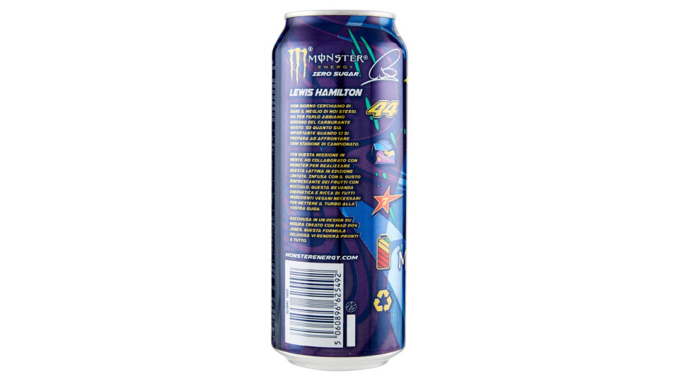 Monster Energy Lewis Hamilton Zero Sugar  500 Ml