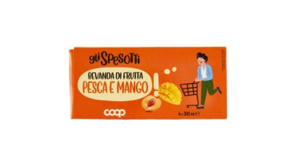 Bevanda Di Frutta Pesca E Mango 6 X 200 Ml