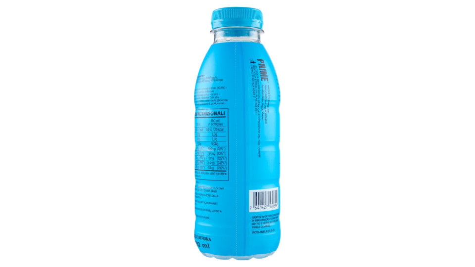 Prime Hydration Blue Raspberry Flavour 500 Ml