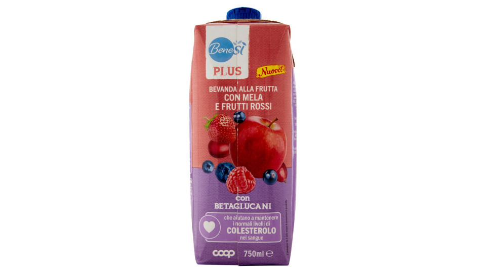 Bevanda Alla Frutta Con Mela E Frutti Rossi 750 Ml