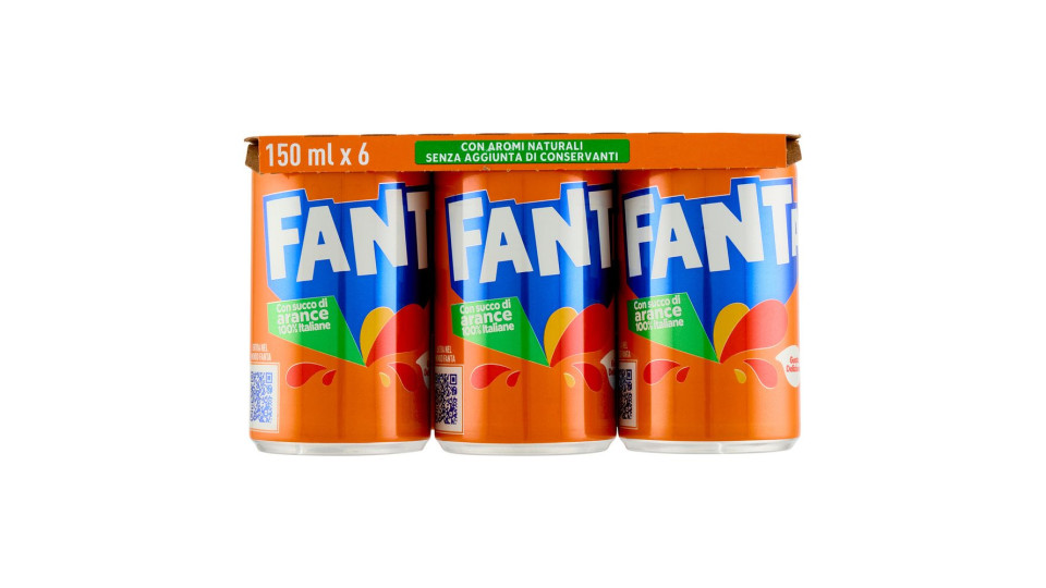 Fanta Orange Minican 6 X 15 Cl