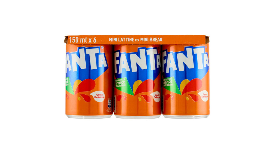 Fanta Orange Minican 6 X 15 Cl