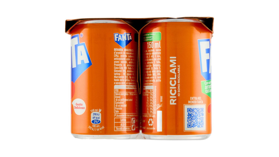 Fanta Orange Minican 6 X 15 Cl