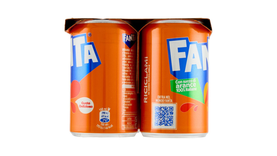 Fanta Orange Minican 6 X 15 Cl