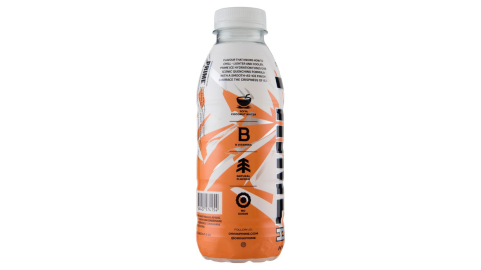 Prime Ice Hydration Orange Flavour 500 Ml