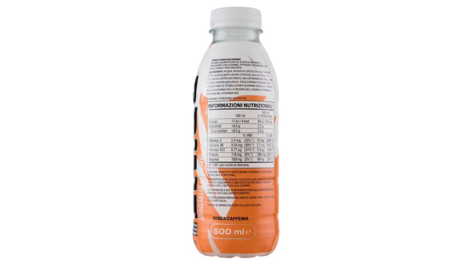 Prime Ice Hydration Orange Flavour 500 Ml