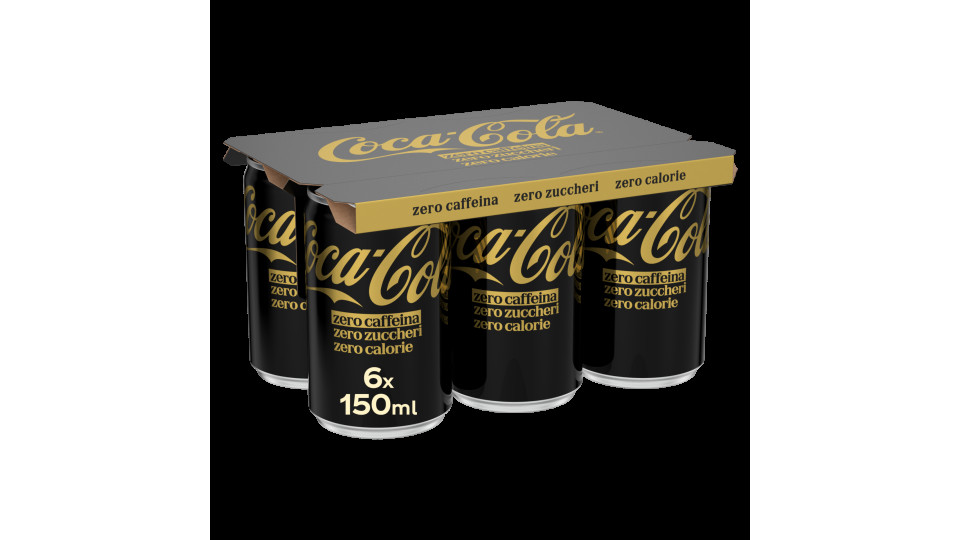 Coca-cola Zero Caffeina Zero Zuccheri Minican 6 X 15cl