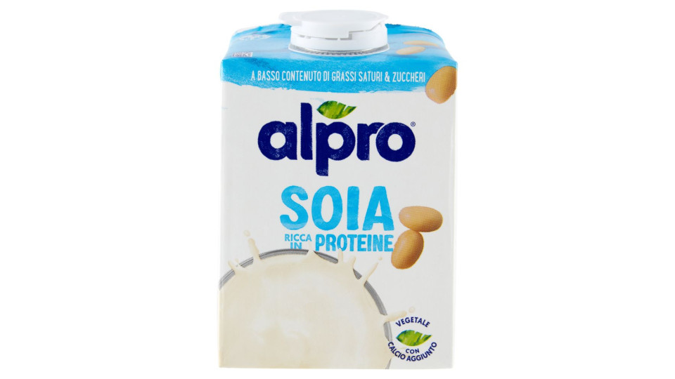 Alpro Classico Soia, Bevanda 100% Vegetale, Basso Contenuto Di Grassi, Senza Lattosio, 500ml