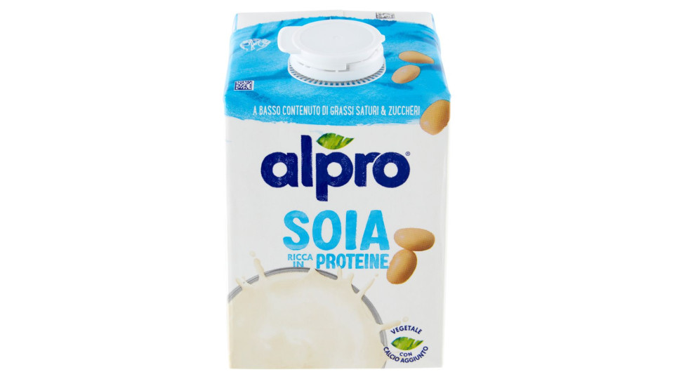Alpro Classico Soia, Bevanda 100% Vegetale, Basso Contenuto Di Grassi, Senza Lattosio, 500ml