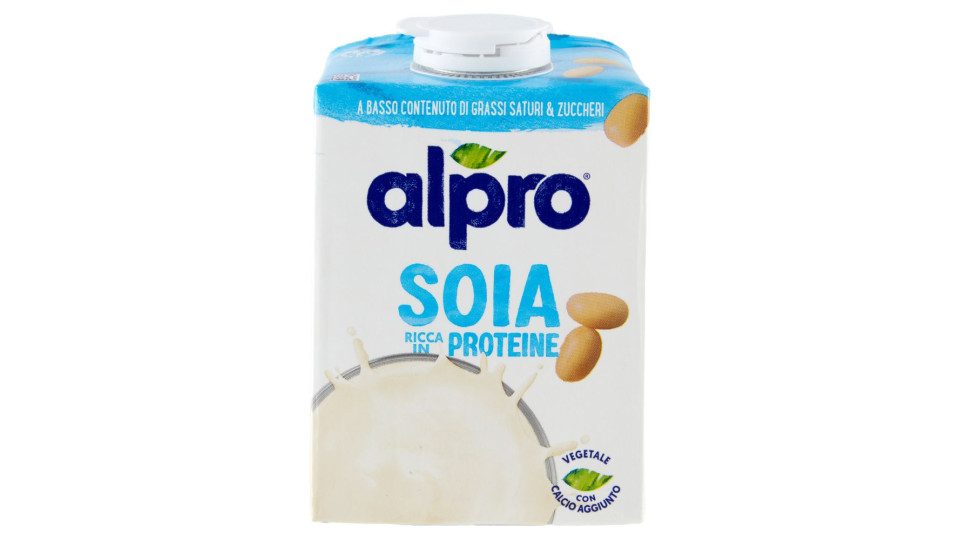 Alpro Classico Soia, Bevanda 100% Vegetale, Basso Contenuto Di Grassi, Senza Lattosio, 500ml
